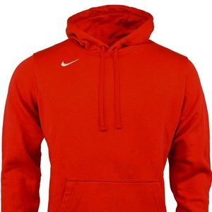 Nike Fleece Hoodie Size XL Red 835585-657 NEW. This is a looser fit sweatshirt.